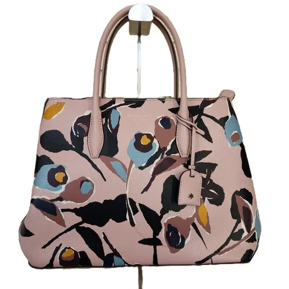 Kate Spade NY Eva Paper Rose Large Shoulder Bag Purse - Picture 3 of 14